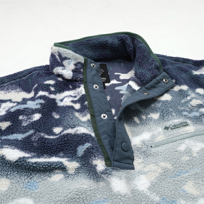 Columbia コロンビア Helvetia II Printed Half Snap Fleece ヘルヴェティアII プリントハーフスナップフリース AM4498