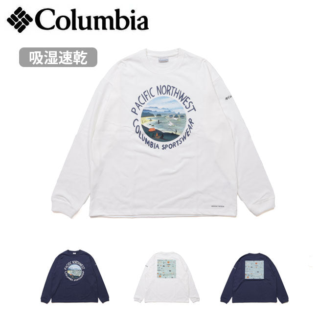 Columbia コロンビア Lake to Avenue Graphic LS Tee レイクトゥアベニューグラフィックロングスリーブTシャツ PM0529