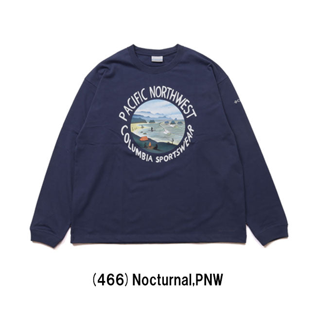 Columbia コロンビア Lake to Avenue Graphic LS Tee レイクトゥアベニューグラフィックロングスリーブTシャツ PM0529