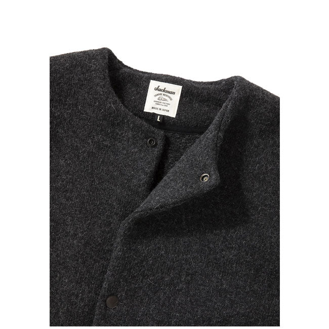 Wool Collarless Jacket ウールカラーレスジャケット JM8587