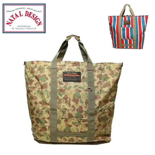 NATAL DESIGN ネイタルデザイン Kamping Big Tote Bag type2. キャンピングビッグトートバッグタイプ2. BT-025