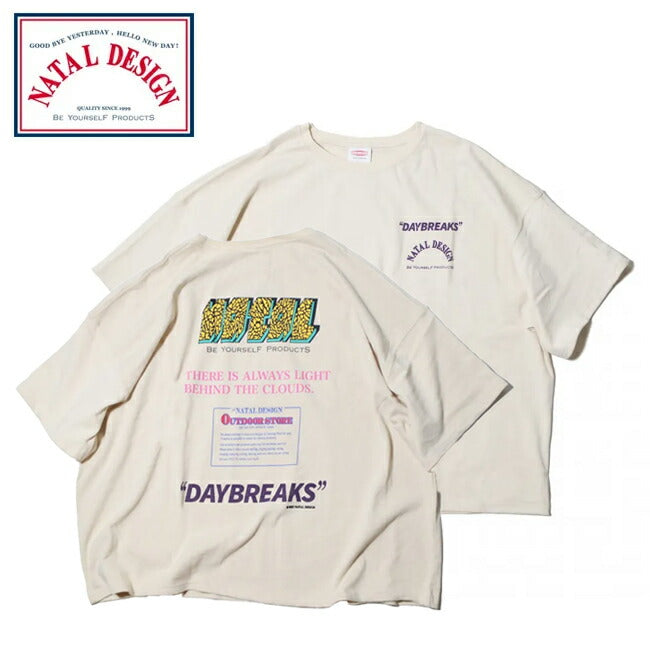 NATAL DESIGN ネイタルデザイン Hemp Wide Tee Printed Daybreaks 2 ヘンプワイドティープリンテッドデイブレイクス2 HH-066