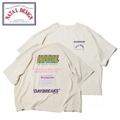 NATAL DESIGN ネイタルデザイン Hemp Wide Tee Printed Daybreaks 2 ヘンプワイドティープリンテッドデイブレイクス2 HH-066