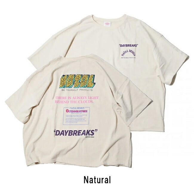 NATAL DESIGN ネイタルデザイン Hemp Wide Tee Printed Daybreaks 2 ヘンプワイドティープリンテッドデイブレイクス2 HH-066