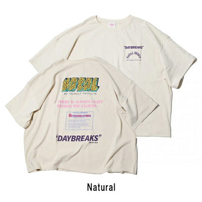 NATAL DESIGN ネイタルデザイン Hemp Wide Tee Printed Daybreaks 2 ヘンプワイドティープリンテッドデイブレイクス2 HH-066