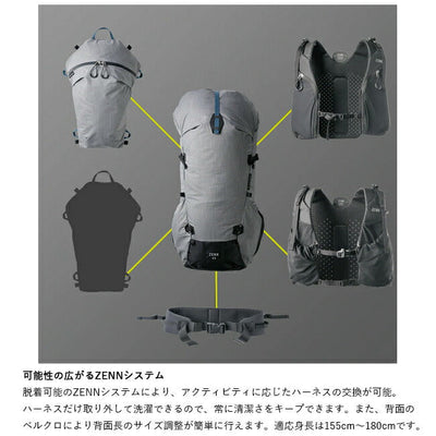 PaaGo WORKS パーゴワークス ゼン ランハーネス HA511BLK