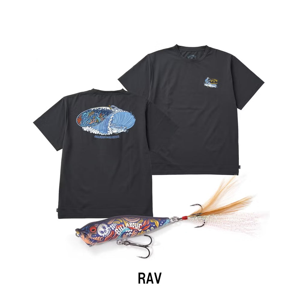 POPX Tシャツ ホワイト XL 2026 ビラボン×メガバス H586 BILLABONG - BILLABONG ビラボン×MEGABASS メガバス Surf Flex T