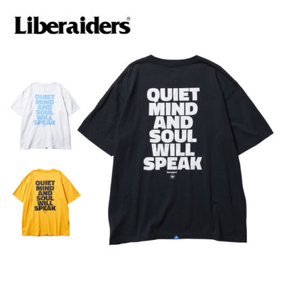 Liberaiders リベレイダース QUIET MIND TEE クワイエットマインドティー 716182501
