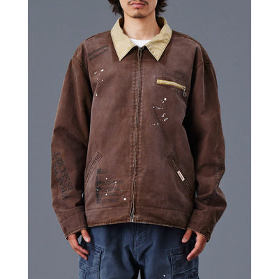 GARMENT DYED WORK JACKET ガーメントダイワークジャケット 770052503