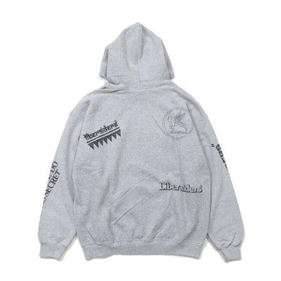 Liberaiders リベレイダース HANDWRITING PRINT HOODIE ハンドライティングプリントフーディ 773112503