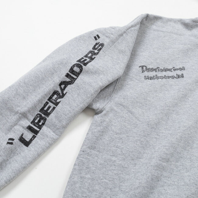 Liberaiders リベレイダース HANDWRITING PRINT HOODIE ハンドライティングプリントフーディ 773112503