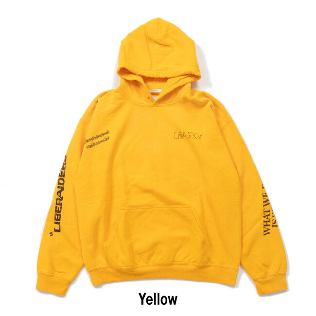 Liberaiders リベレイダース HANDWRITING PRINT HOODIE ハンドライティングプリントフーディ 773112503