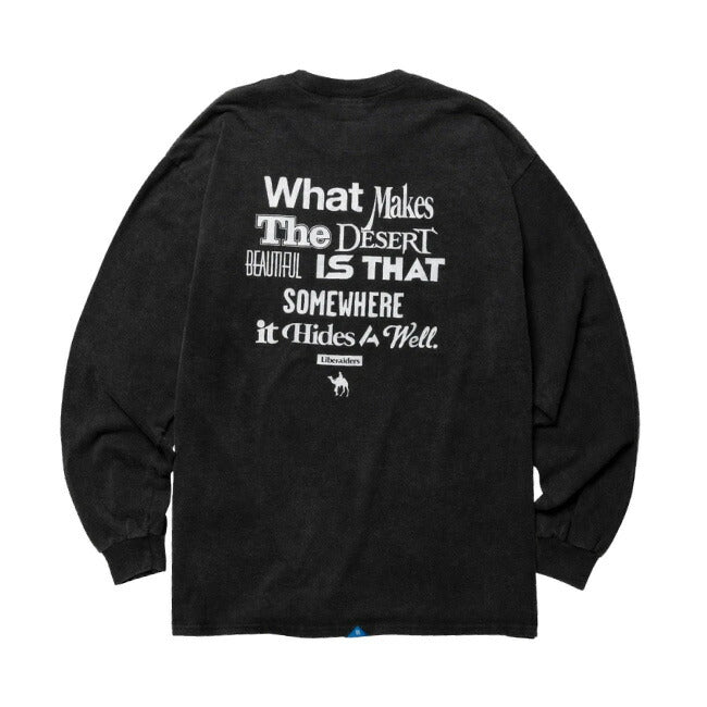 Liberaiders リベレイダース MULTI FONT L/S TEE マルチフォントロングスリーブティー 775052503