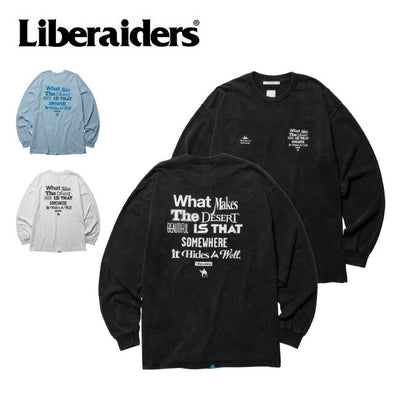 Liberaiders リベレイダース MULTI FONT L/S TEE マルチフォントロングスリーブティー 775052503