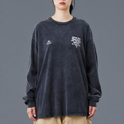 Liberaiders リベレイダース MULTI FONT L/S TEE マルチフォントロングスリーブティー 775052503