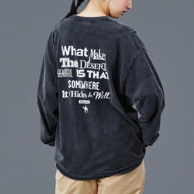 Liberaiders リベレイダース MULTI FONT L/S TEE マルチフォントロングスリーブティー 775052503