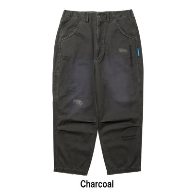 HANDWRITING PRINT CHINO SARROUEL PANTS ハンドライティングプリントチノサルエルパンツ 777022503