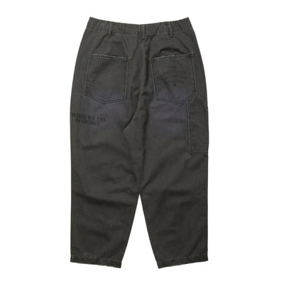 HANDWRITING PRINT CHINO SARROUEL PANTS ハンドライティングプリントチノサルエルパンツ 777022503