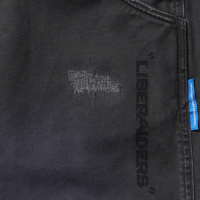 HANDWRITING PRINT CHINO SARROUEL PANTS ハンドライティングプリントチノサルエルパンツ 777022503