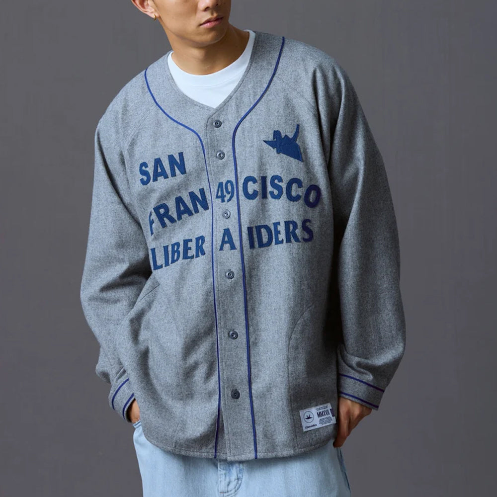 Liberaiders - FLANNEL BASEBALL SHIRT フランネルベースボールシャツ