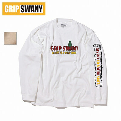 GRIP SWANY グリップスワニー TREE PRINT L/S TEE ツリープリントロングスリーブティー GSMCT0006