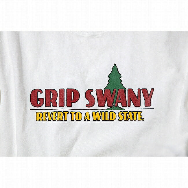 GRIP SWANY グリップスワニー TREE PRINT L/S TEE ツリープリントロングスリーブティー GSMCT0006