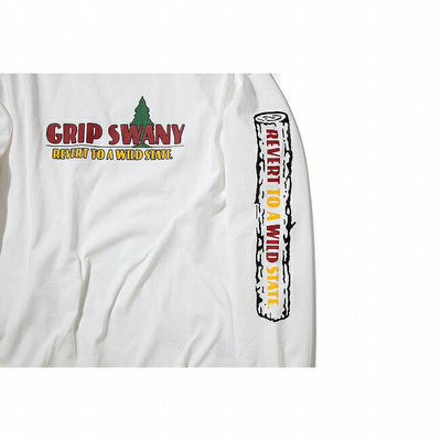 GRIP SWANY グリップスワニー TREE PRINT L/S TEE ツリープリントロングスリーブティー GSMCT0006