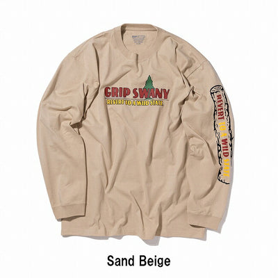 GRIP SWANY グリップスワニー TREE PRINT L/S TEE ツリープリントロングスリーブティー GSMCT0006