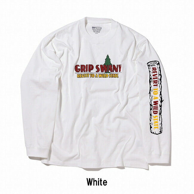 GRIP SWANY グリップスワニー TREE PRINT L/S TEE ツリープリントロングスリーブティー GSMCT0006