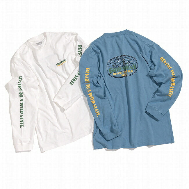GRIP SWANY グリップスワニー BIRD PRINT L/S TEE バードプリントロングスリーブティー GSMCT0007