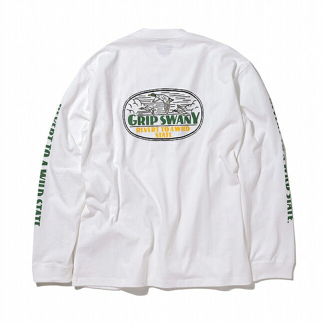 GRIP SWANY グリップスワニー BIRD PRINT L/S TEE バードプリントロングスリーブティー GSMCT0007