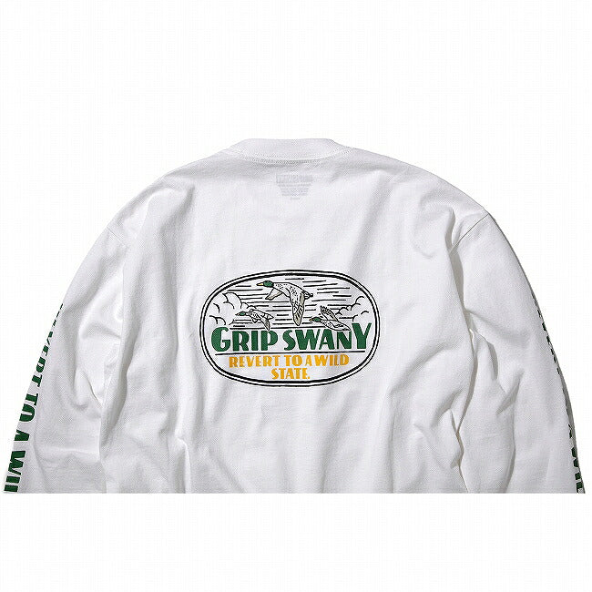 GRIP SWANY グリップスワニー BIRD PRINT L/S TEE バードプリントロングスリーブティー GSMCT0007