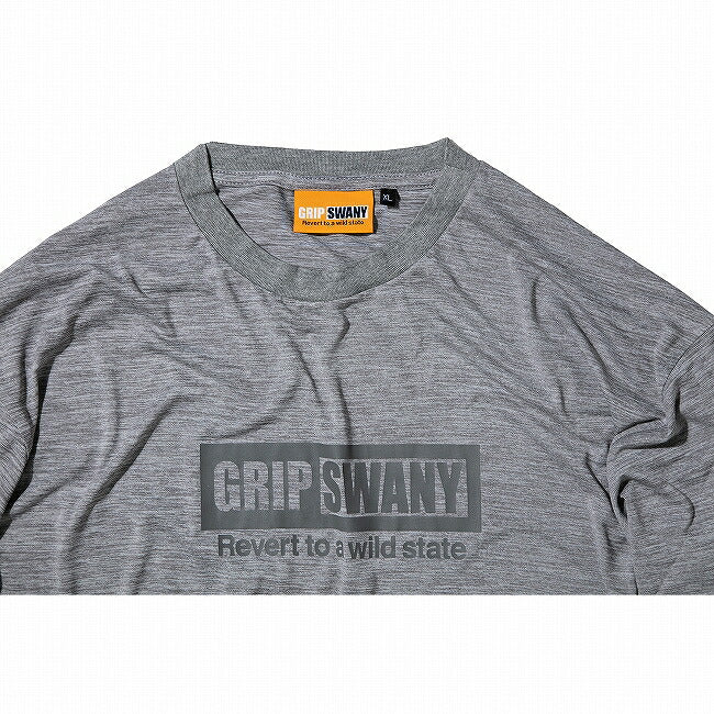 GRIP SWANY グリップスワニー BOX LOGO DRY L/S TEE ボックスロゴドライロングスリーブティー GSMCT0008