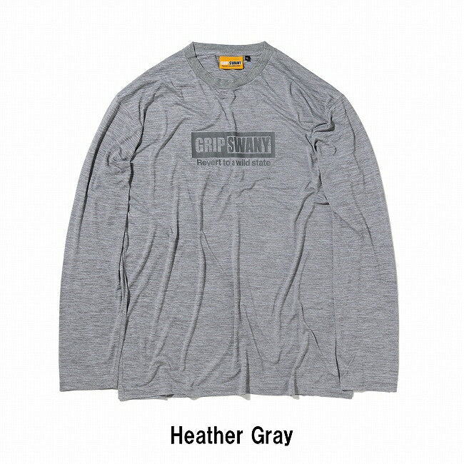 GRIP SWANY グリップスワニー BOX LOGO DRY L/S TEE ボックスロゴドライロングスリーブティー GSMCT0008