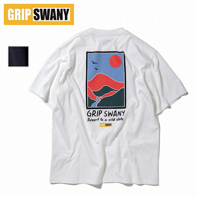 GRIP SWANY グリップスワニー SUNSET PRINT TEE サンセットプリントティー GSMCT0012