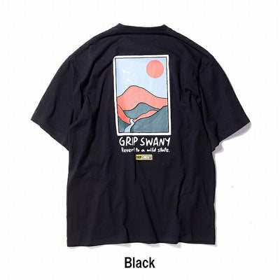 GRIP SWANY グリップスワニー SUNSET PRINT TEE サンセットプリントティー GSMCT0012