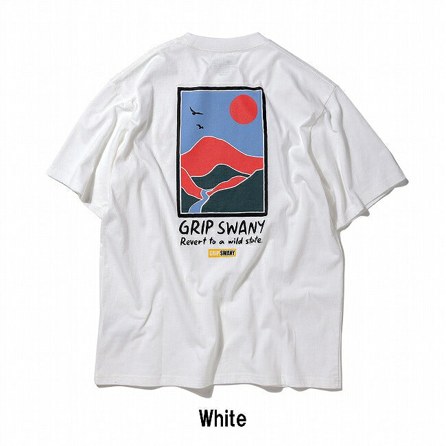 GRIP SWANY グリップスワニー SUNSET PRINT TEE サンセットプリントティー GSMCT0012