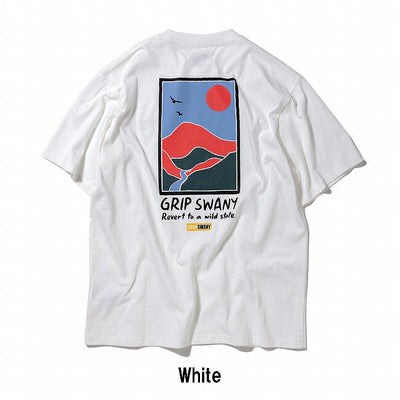 GRIP SWANY グリップスワニー SUNSET PRINT TEE サンセットプリントティー GSMCT0012