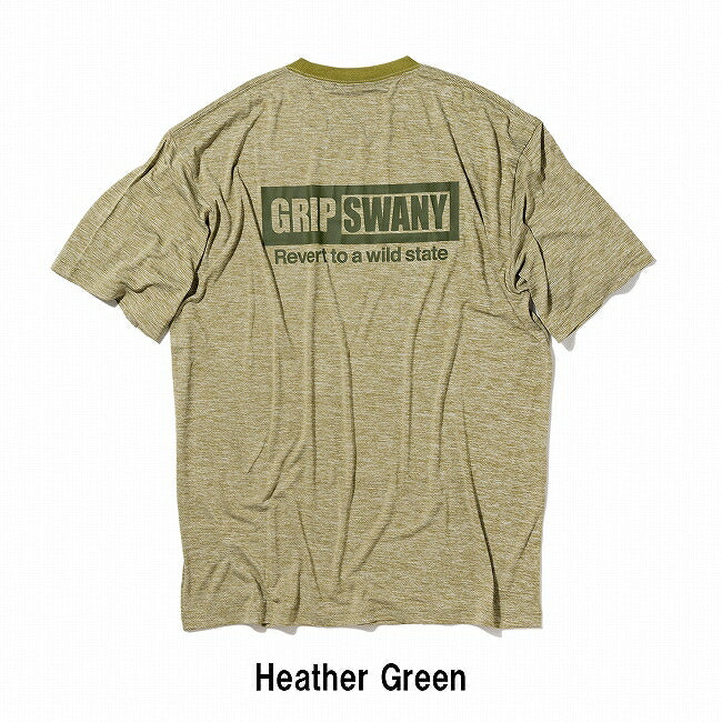GRIP SWANY グリップスワニー BOX LOGO DRY S/S TEE ボックスロゴドライショートスリーブティー GSMCT0014