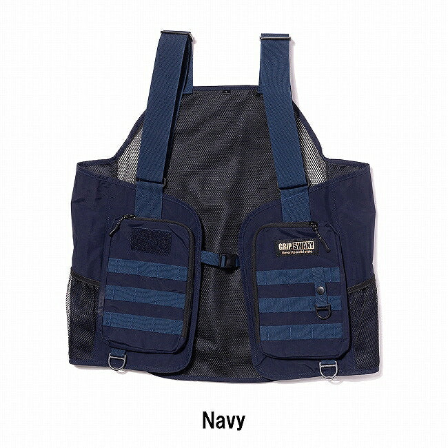 【極美品】シーエフシーエル ベスト FACADE VENTS VEST ネイビー GRIP SWANY | GRIP SWANY グリップスワニー GS FIELD MOLLE VEST GS