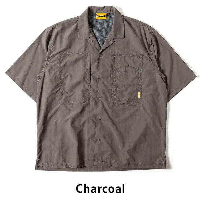 GRIP SWANY グリップスワニー SUPPLEX OPEN COLLAR SHIRTS サプレックスオープンカラーシャツ GSS-37