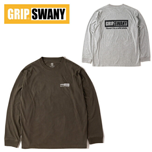 GRIP SWANY グリップスワニー BOX LOGO LONG SLEEVETEE ボックスロゴロングスリーブティー GSC-77