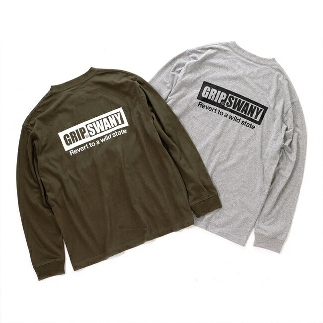 GRIP SWANY グリップスワニー BOX LOGO LONG SLEEVETEE ボックスロゴロングスリーブティー GSC-77
