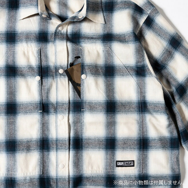 BRUSHED CHECK SHIRTS ブラッシュトチェックシャツ GSMSH-071