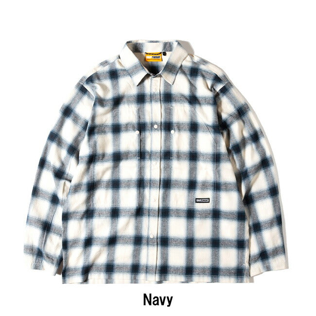 BRUSHED CHECK SHIRTS ブラッシュトチェックシャツ GSMSH-071