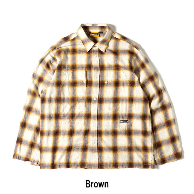 BRUSHED CHECK SHIRTS ブラッシュトチェックシャツ GSMSH-071