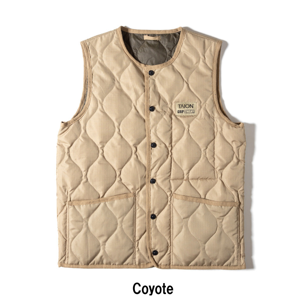 TAION×GRIP SWANY タイオン×グリップスワニー DOWN VEST ダウンベスト TAION-GRIPSWANY-VT01