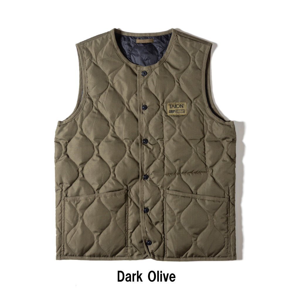 TAION×GRIP SWANY タイオン×グリップスワニー DOWN VEST ダウンベスト TAION-GRIPSWANY-VT01