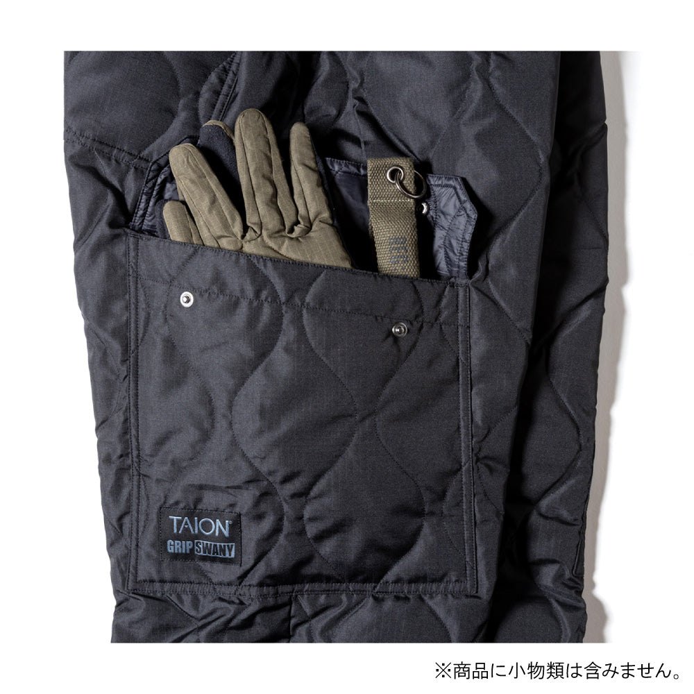 TAION×GRIP SWANY タイオン×グリップスワニー DOWN CARGO PANTS ダウンカーゴパンツ TAION-GRIPSWANY-PT01