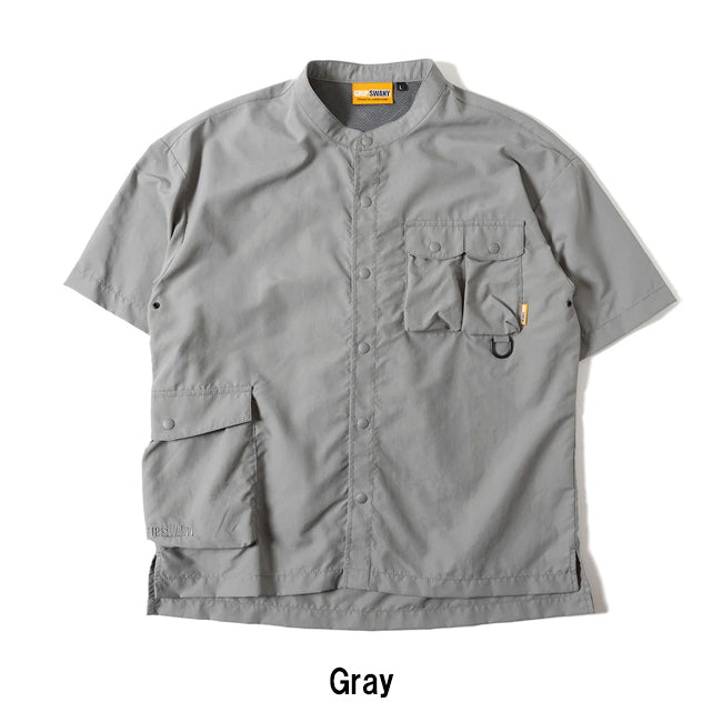 W’S SUPPLEX STAND COLLAR SHIRT ウィメンズサプレックススタンドカラーシャツ GSW-34